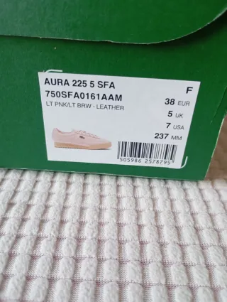 Zapatillas Lacoste Aura Rosa/Beige