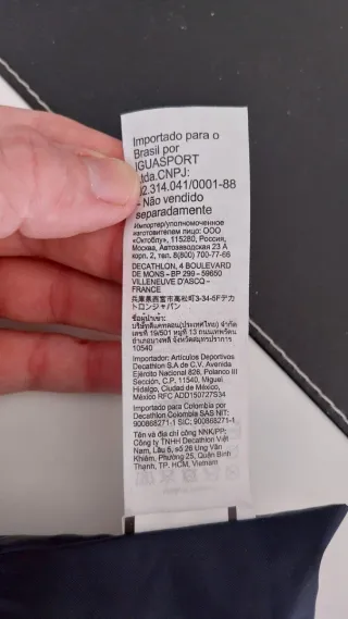 Poncho Forclaz Trek 100 Talla S-M Nuevo