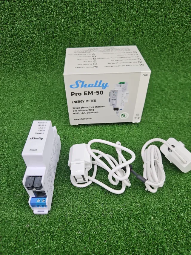 Shelly Pro EM-50A Medidor Eléctrico