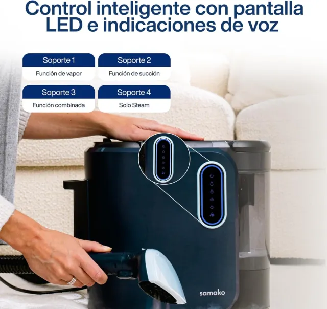 Samako PowerClean Pro 2000W Limpiador Alfombras