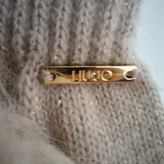 Guanti Liu Jo bimba rosa con pelo