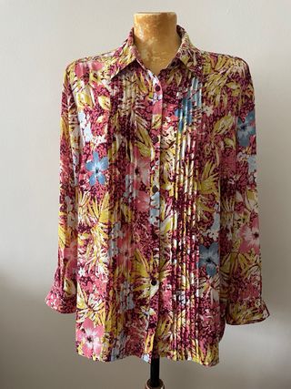 Blusa Anne Weyburn Talla 42 Floral