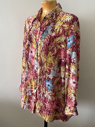 Blusa Anne Weyburn Talla 42 Floral