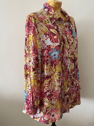 Blusa Anne Weyburn Talla 42 Floral