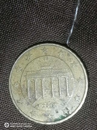Moneda 10 céntimos Euro 2002