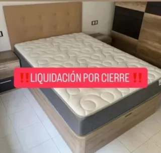 Canapé abatible blanco 150x190