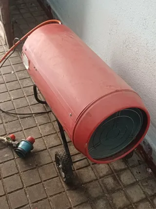 Cañón de calor industrial