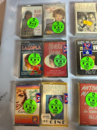 Lote Casetes Música Varios Artistas