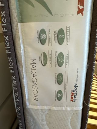 Colchón FLEX 80x190 + base de láminas Dorwin