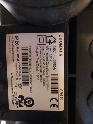 Cama eléctrica DUOMAT con colchón.