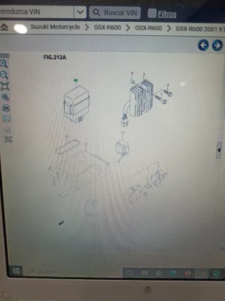 Centralita encendido Suzuki GSXR600 01-03