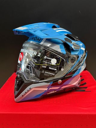 Casco Airoh Commander 2 Mavick Azul Brillo