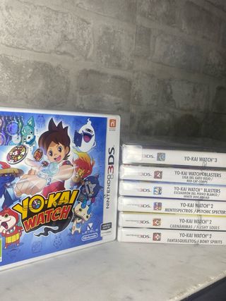 COLECCION PRECINTADA COMPLETA Yo-kai watch 3Ds