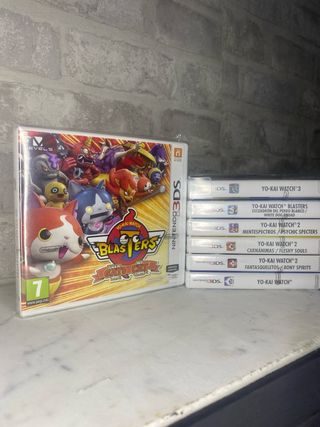 COLECCION PRECINTADA COMPLETA Yo-kai watch 3Ds