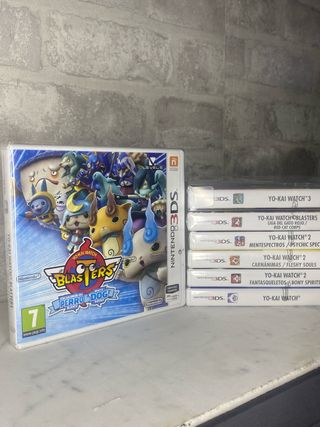 COLECCION PRECINTADA COMPLETA Yo-kai watch 3Ds