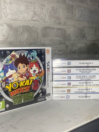 COLECCION PRECINTADA COMPLETA Yo-kai watch 3Ds