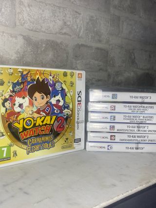 COLECCION PRECINTADA COMPLETA Yo-kai watch 3Ds