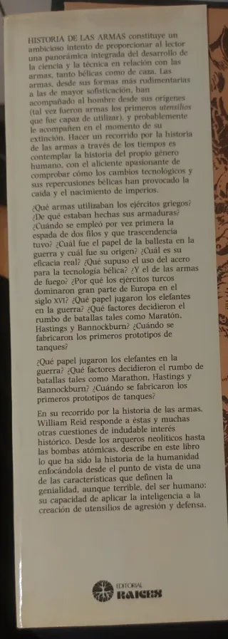 Historia de las armas.