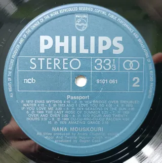 Nana Mouskouri - Passport Philips ( LP, vinilo)
