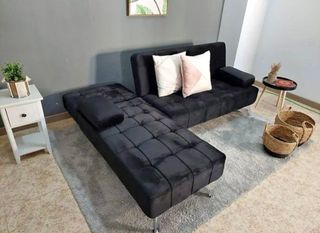 LIQUIDO!! Sofá Chaiselongue Azul Nuevo