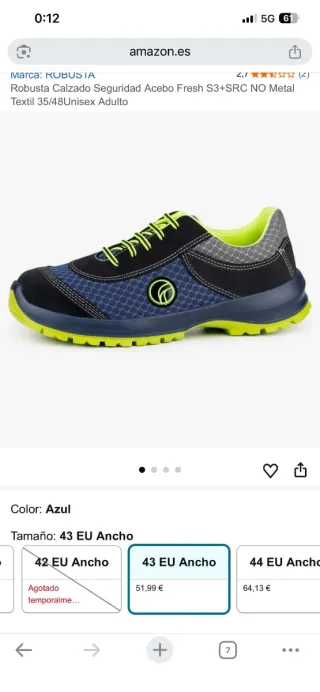 Zapatos de seguridad Robusta