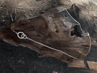 Lote Joyería Plata Anillos Entrelazados