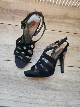 Sandalias Only Twiggy Negras