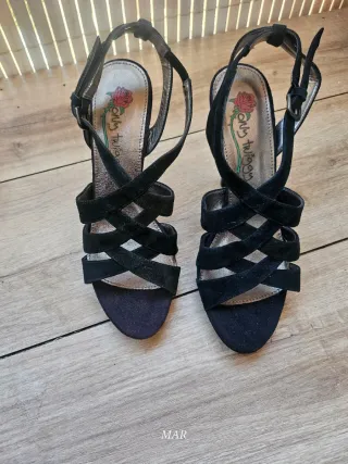 Sandalias Only Twiggy Negras