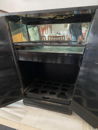 Gabinete Chinoiserie Vintage Negro