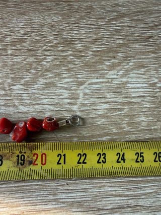 Bracciale corallo semigrezzo rosso