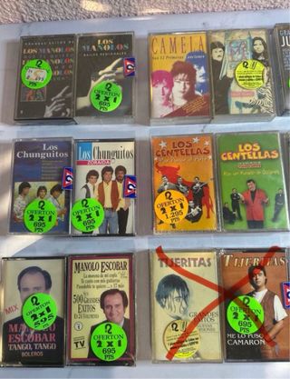 Lote Casetes Música Sin Abrir