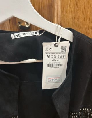 Cazadora Zara flecos