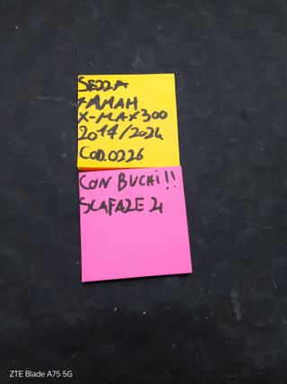 SELLA YAMAHA X MAX 2017-2024 CON BUCHI