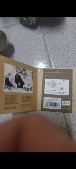 Patines, Botas nieve, Botas cuero y chaqueta