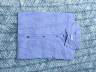 Calvin Klein Camisa Manga Larga Azul Básica