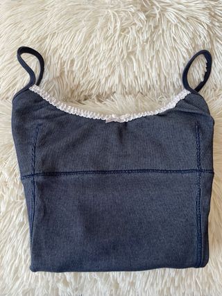 Camiseta tirantes azul