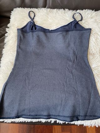 Camiseta tirantes azul