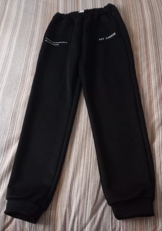 Pantalón de chándal negro SHEIN
