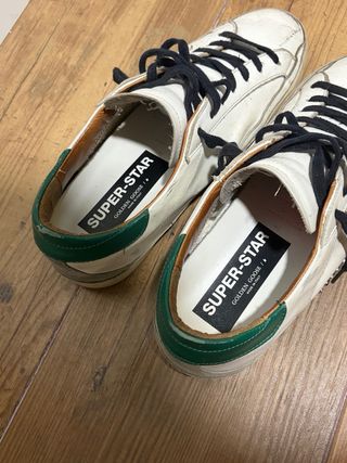 Golden Goose Sneakers Blancas y Verdes