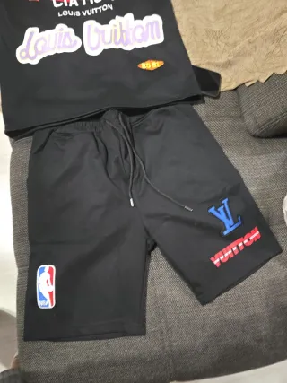 Conjunto Louis Vuitton Negro NBA