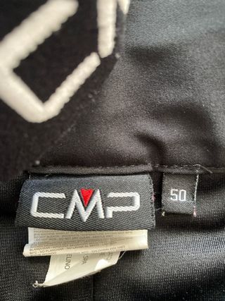 Pantalón de esquí CMP negro con tirantes