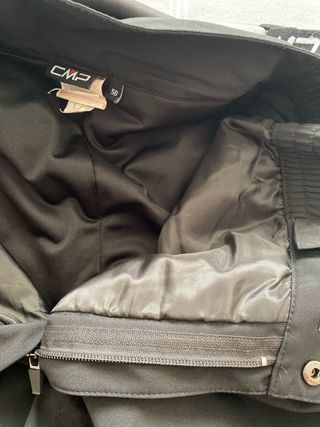 Pantalón de esquí CMP negro con tirantes