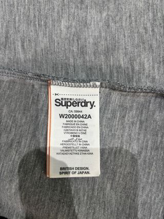 Chaqueta Superdry Negra y Plateada