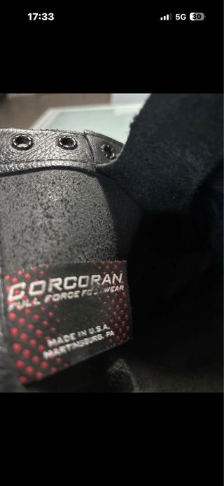 Corcoran Stivali Militari Neri