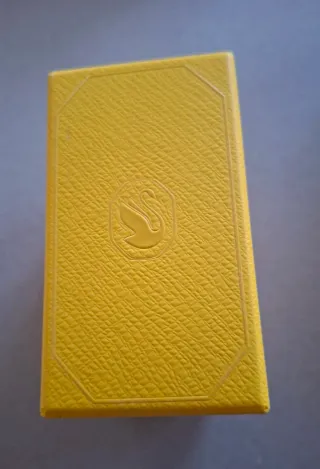 Pulsera Swarovski Cuero Azul.