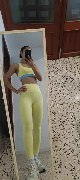 Ropa deportiva mujer amarilla Talla XXS