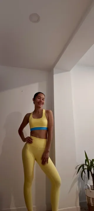 Ropa deportiva mujer amarilla Talla XXS