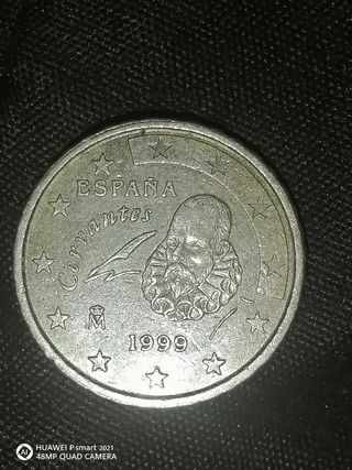 Moneda 10 Céntimos Cervantes 1999 España