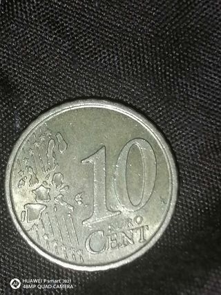 Moneda 10 Céntimos Cervantes 1999 España