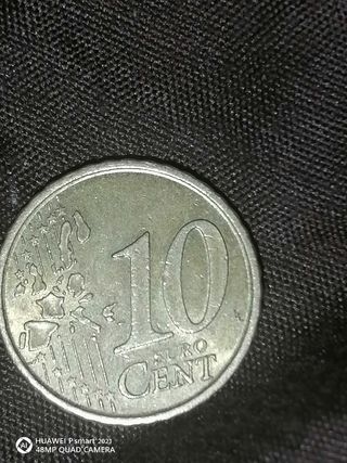 Moneda 10 Céntimos Cervantes 1999 España